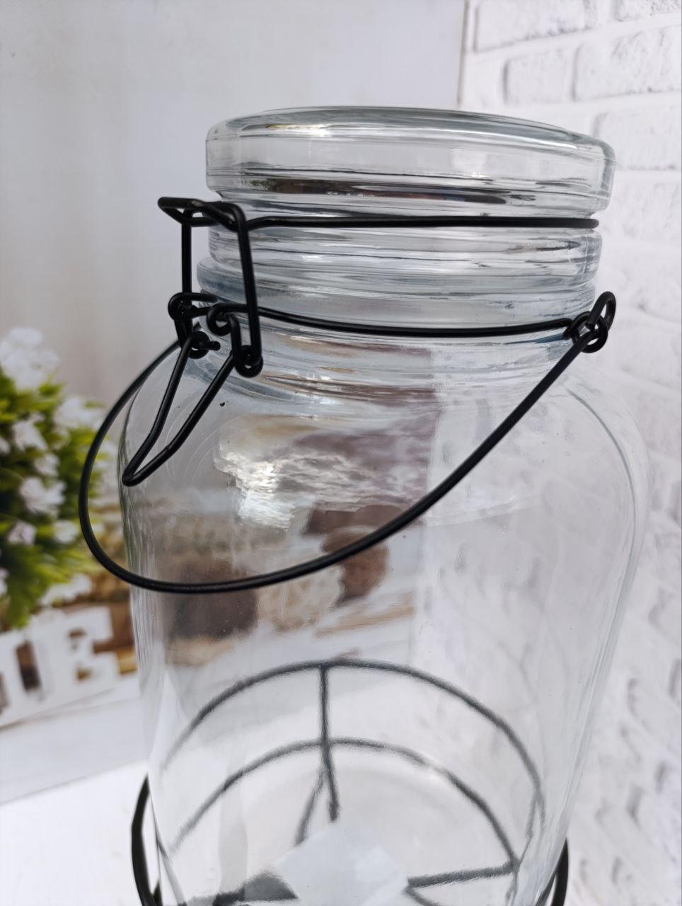 Лимонадник SNT 9036-1 стеклянный на металлической подставке 4 л Прозрачный (9036-1) - фото 3 Лимонадник SNT 9036-1 стеклянный на металлической подставке 4 л Прозрачный (9036-1) - фото 3