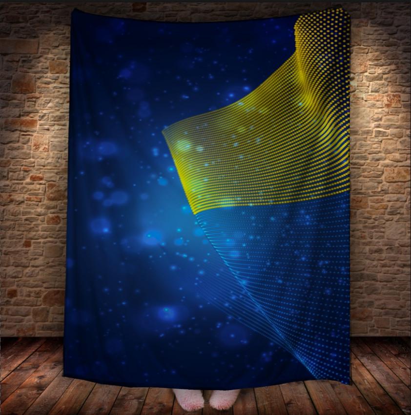 Плед с 3D принтом Украина 150х200 см (epi_1785)