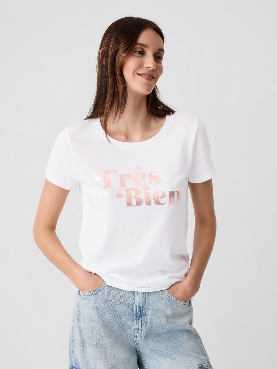 Футболка женская GAP Favorite Graphic XL Белый (4826241296669) Футболка женская GAP Favorite Graphic XL Белый (4826241296669)