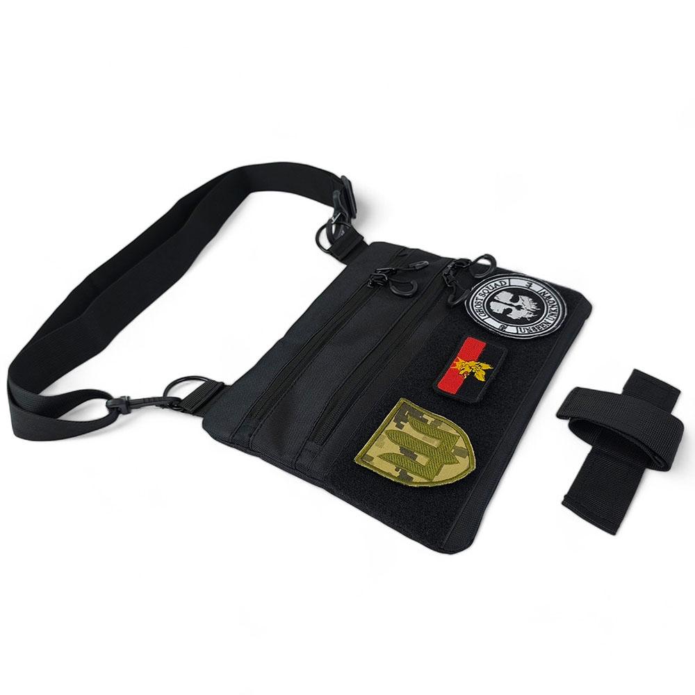 Сумка-кобура мужская 30х24 см Черный (521246) - фото 27 Сумка-кобура мужская 30х24 см Черный (521246) - фото 27