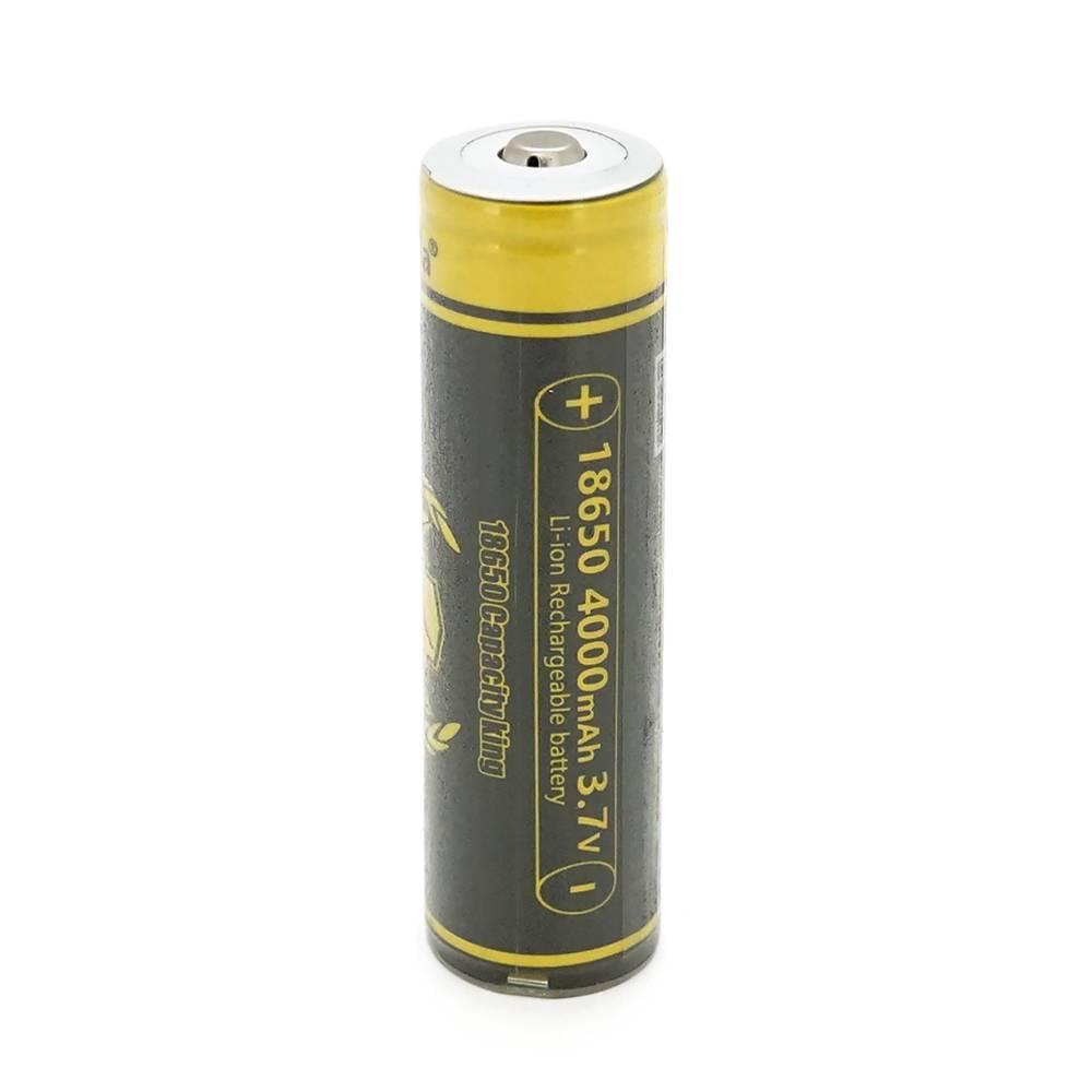 Акумулятор 18650 Li-Ion LiitoKala King-4000PCB Protected 4000 mAh 3,7V Black/Yellow (38669)