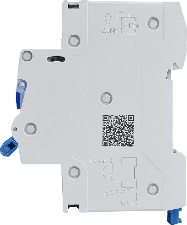 Автоматичний вимикач модульний АСКО-Укрем UTrust 2р 25А С 6kА - фото 4 Автоматичний вимикач модульний АСКО-Укрем UTrust 2р 25А С 6kА - фото 4