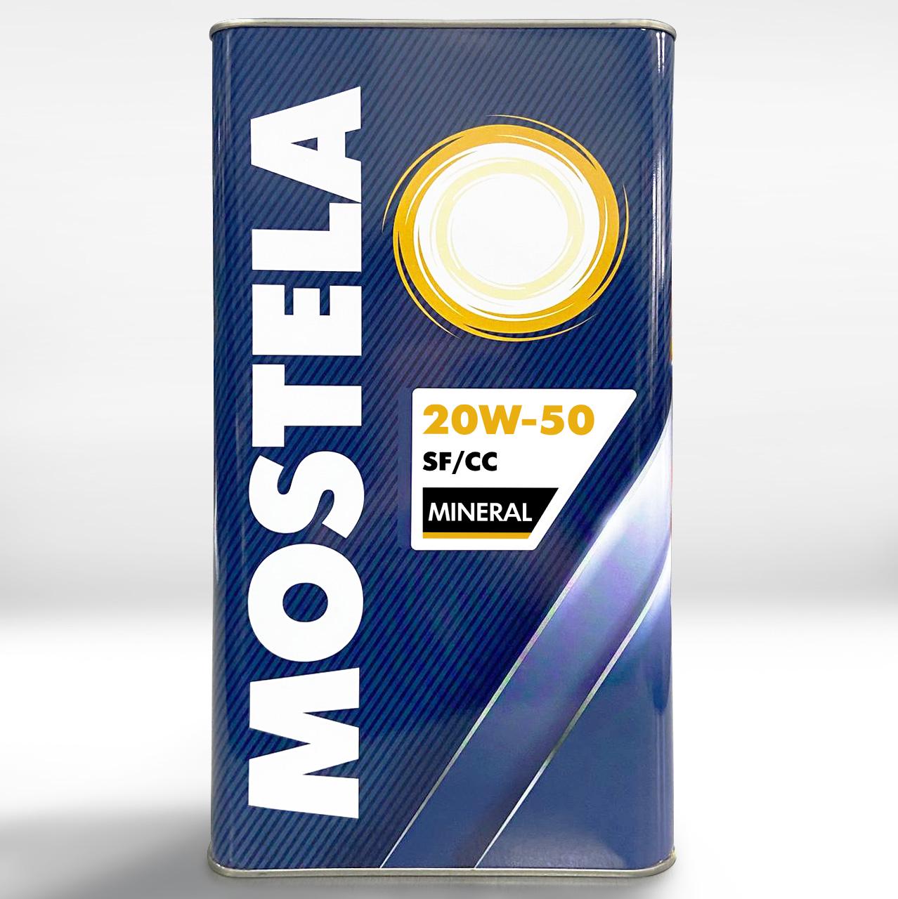 Моторное масло Mostela Mineral 20W-50 (051)