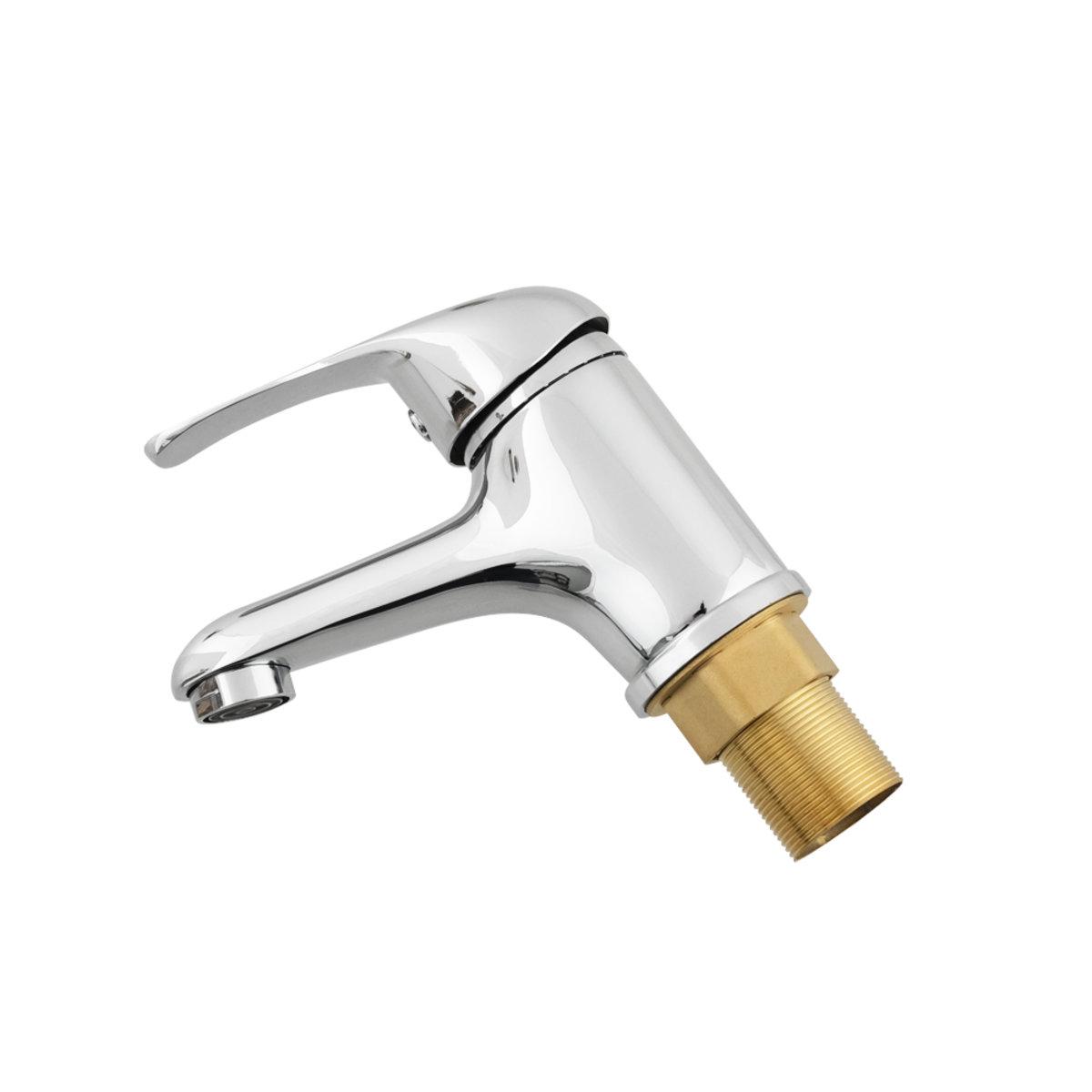 Смеситель для умывальника Venta VX116GNC однорычажный в ванну латунь врезной Хром - фото 2 Смеситель для умывальника Venta VX116GNC однорычажный в ванну латунь врезной Хром - фото 2