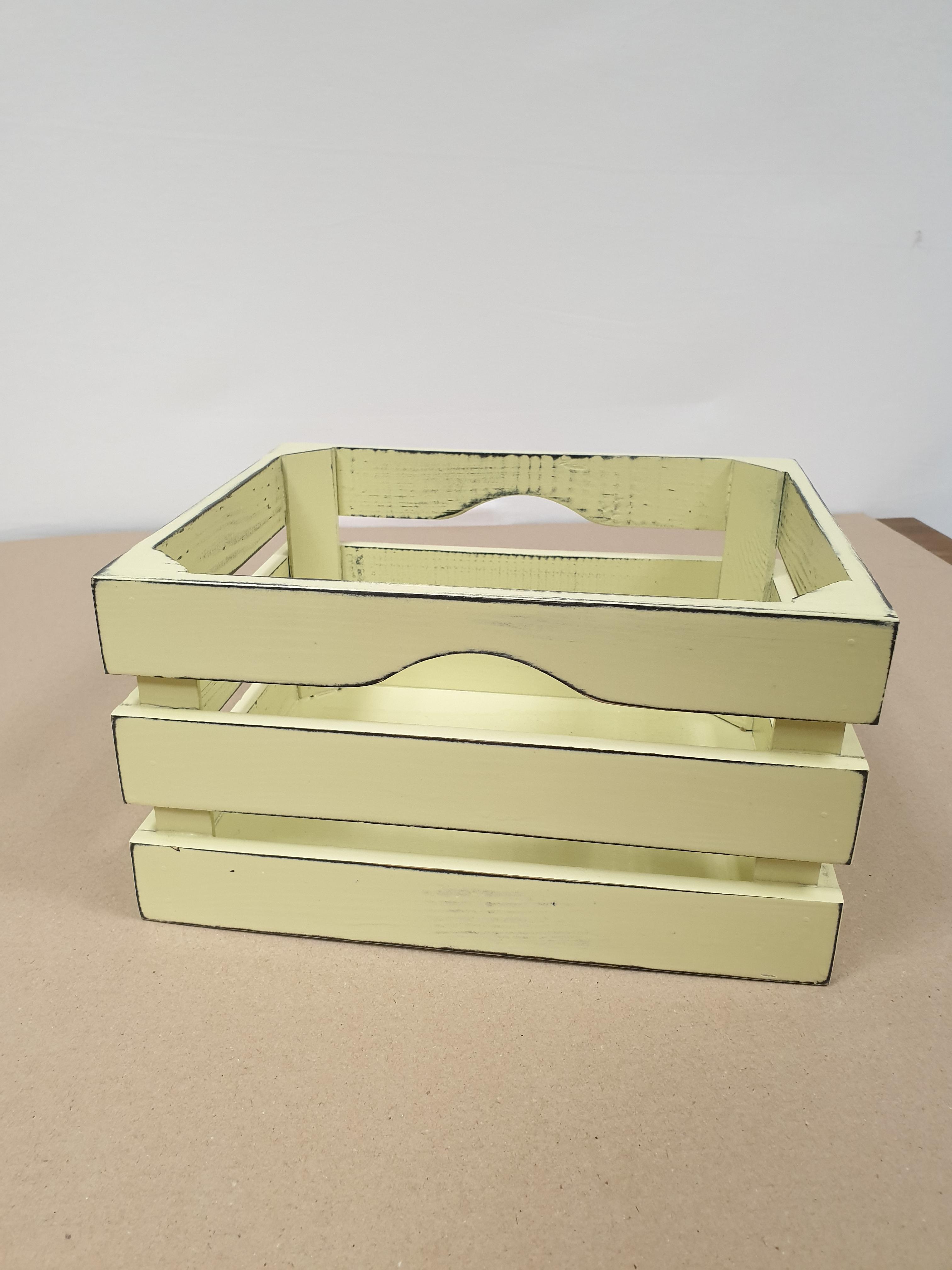 Ящик декоративний Древоделя 16х24х30 см Оливковий (070808)