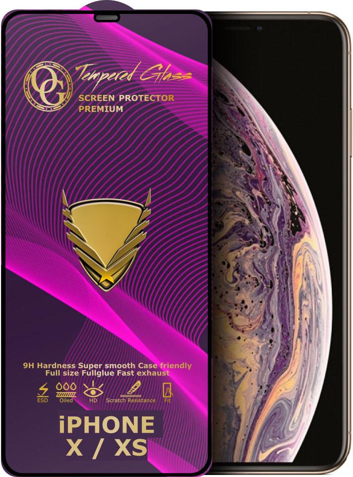 Стекло защитное GoldenArmor iPhone X / XS Full Glue (32257)