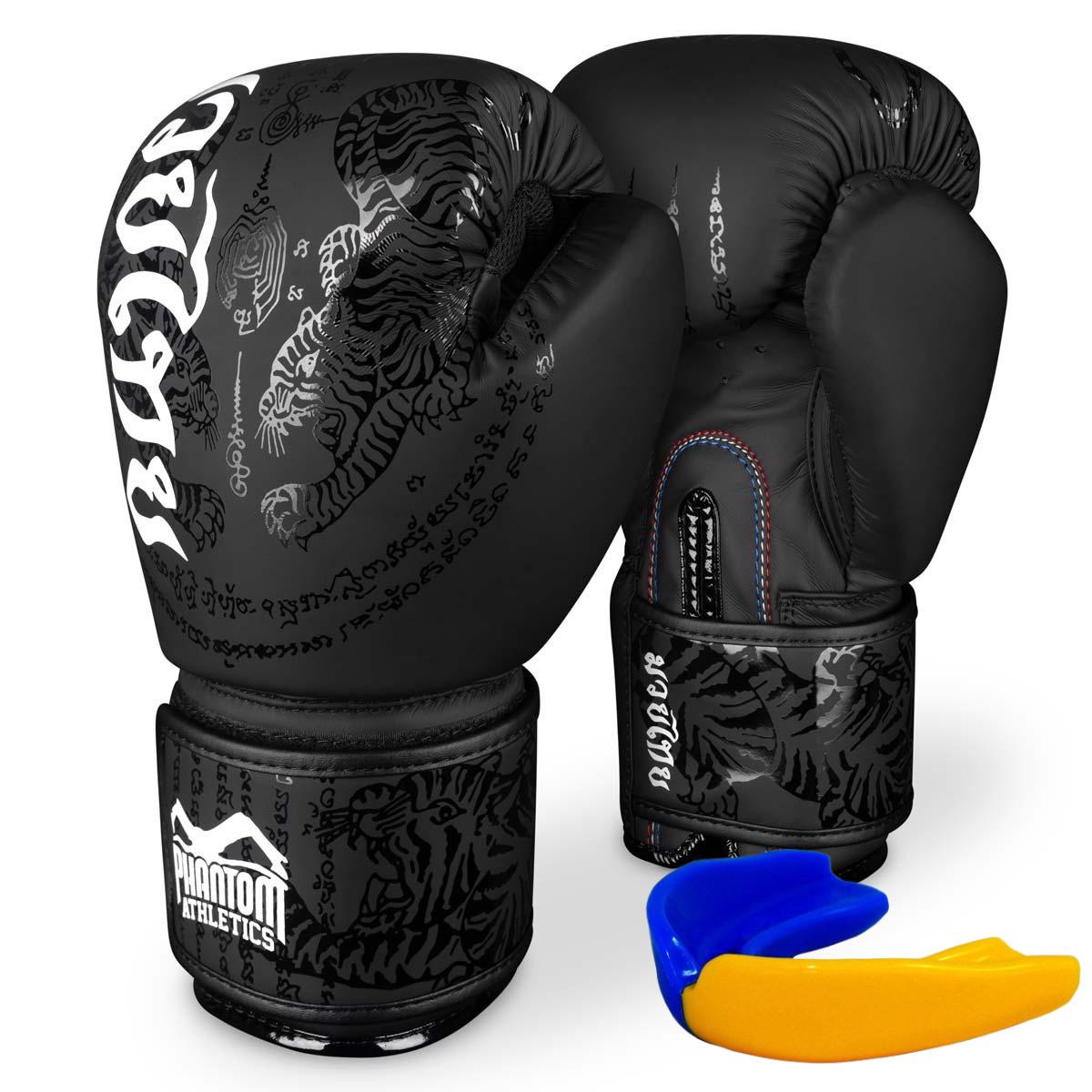 Боксерські рукавиці Phantom Muay Thai 10 унцій Black (1882200651)