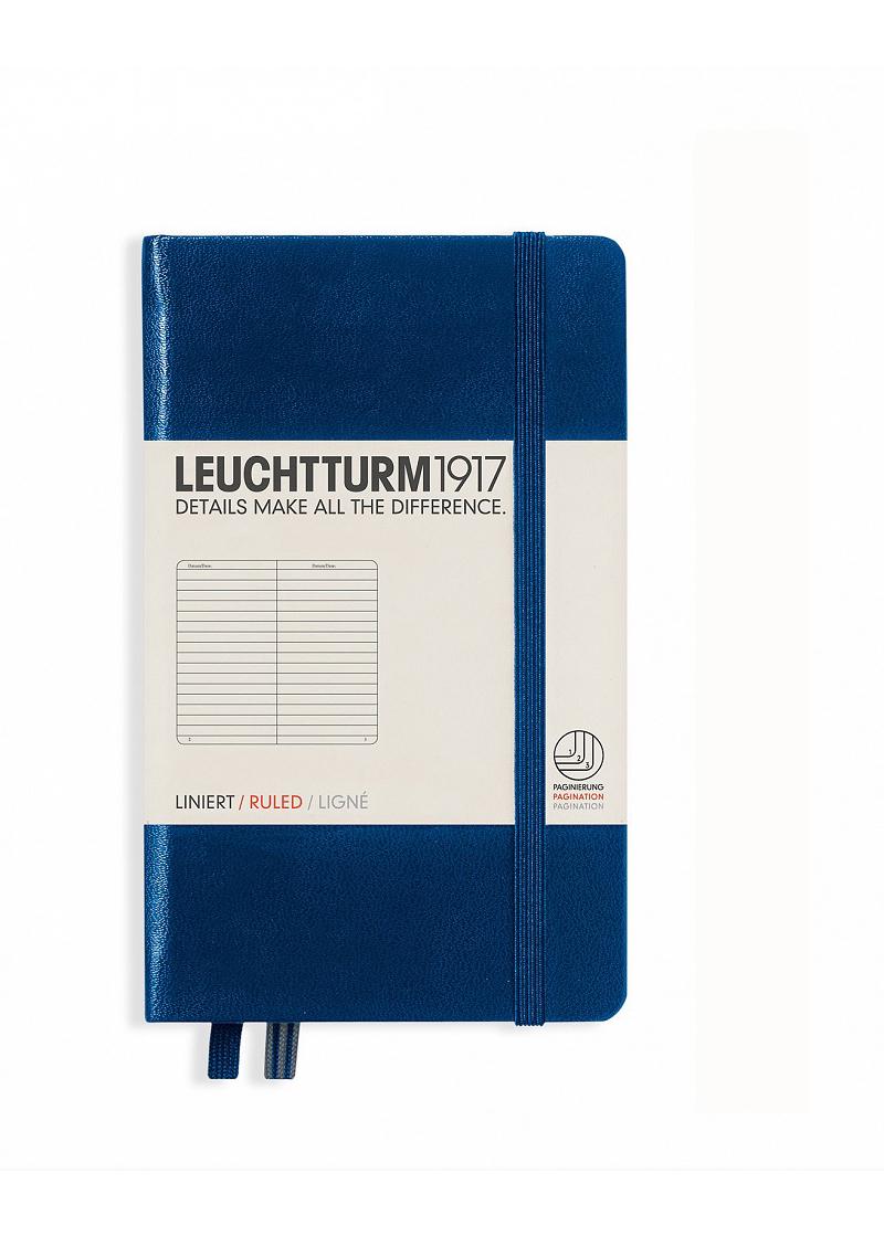 Блокнот Leuchtturm1917 кишеньковий лінія Темно-синій (342918)