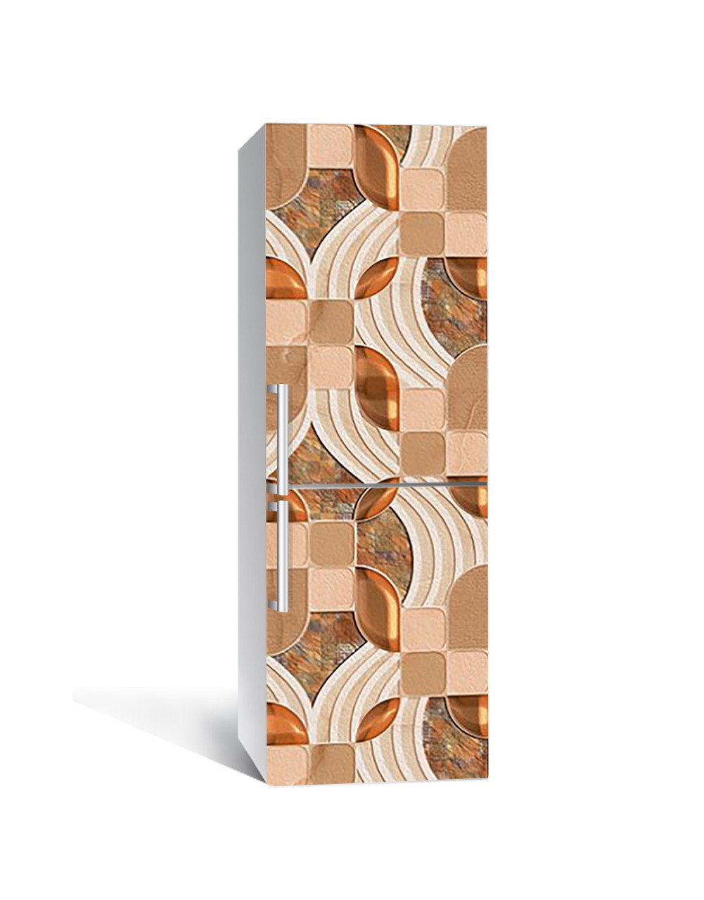 Наклейка 3D на холодильник Zatarga "Янтарное зерно" виниловая 650х2000 мм Наклейка 3D на холодильник Zatarga "Янтарное зерно" виниловая 650х2000 мм