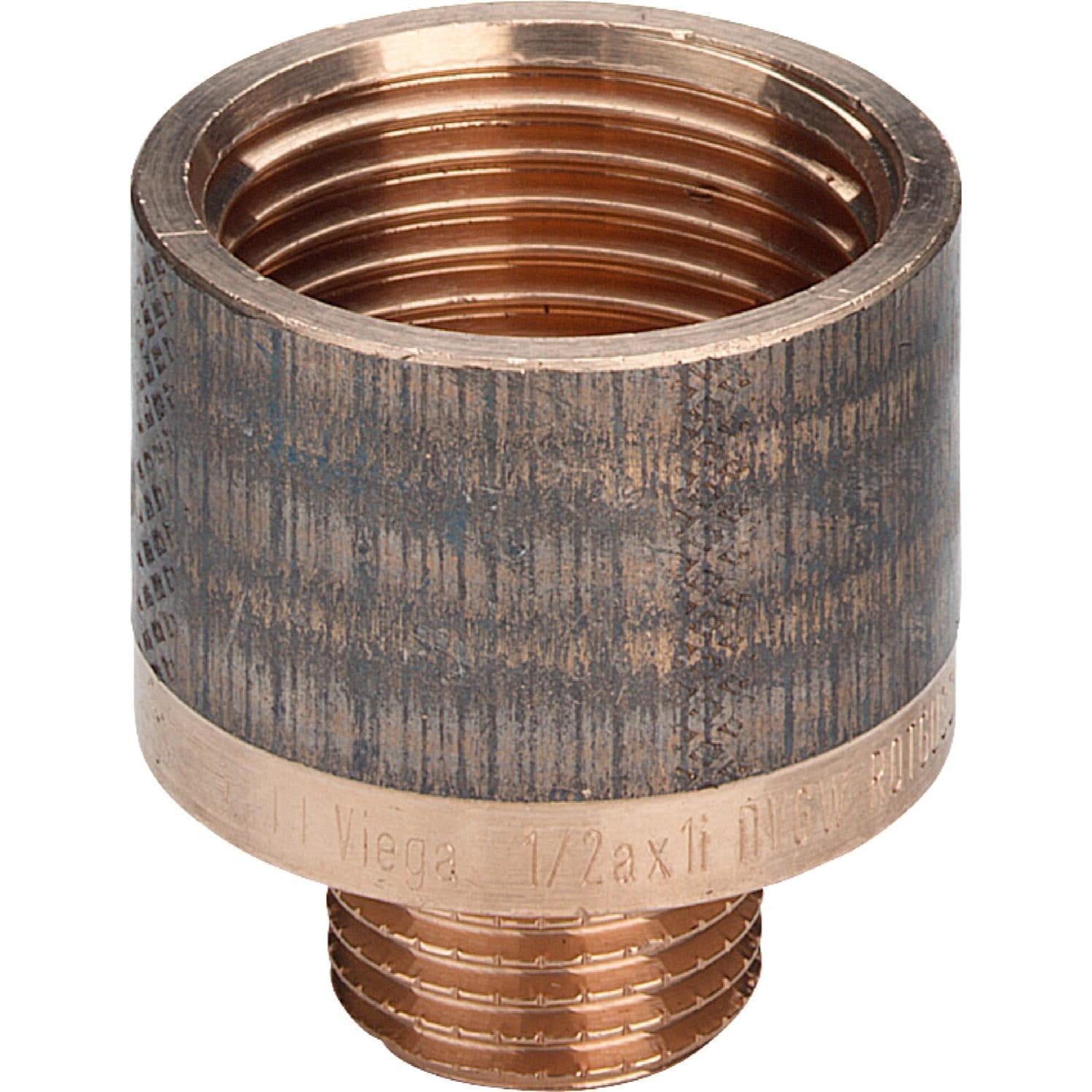 Переход бронзовый Viega 3242 d 1x3/4" ВН (335311)
