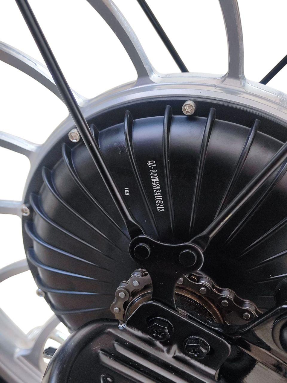 Електровелосипед MINAKO PRO двомісний з кошиком PASS-система 48V 19 Ah 800W Чорний (24836024) - фото 3