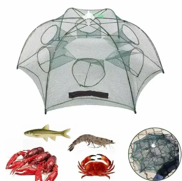 Сеть рыболовная автоматическая на 6 отверстий для ловли - фото 2