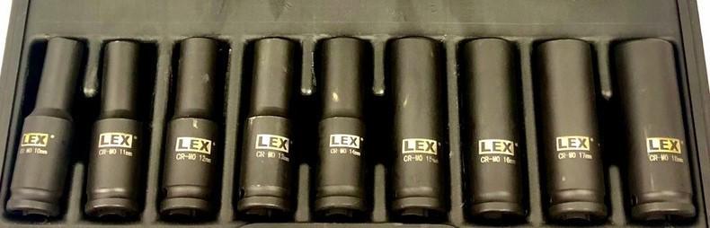 Набір головок LEX LXIS16E ударні 1/2" 10-32 мм 16 шт. - фото 6