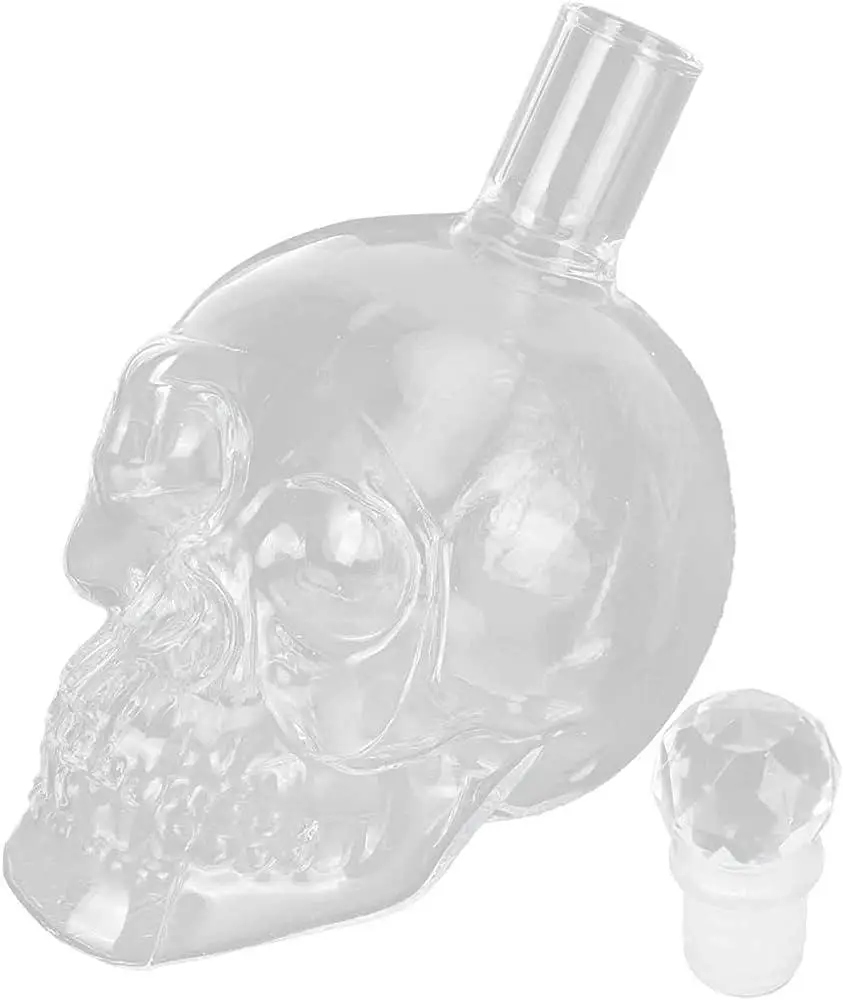 Графін скляний для віскі Череп 350 мл