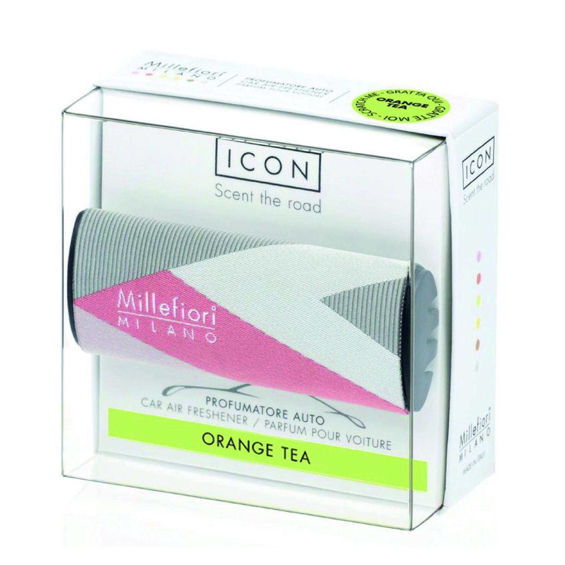 Ароматизатор автомобильный Millefiori Milano ICON Textile-Orange Tea (16CAR48)