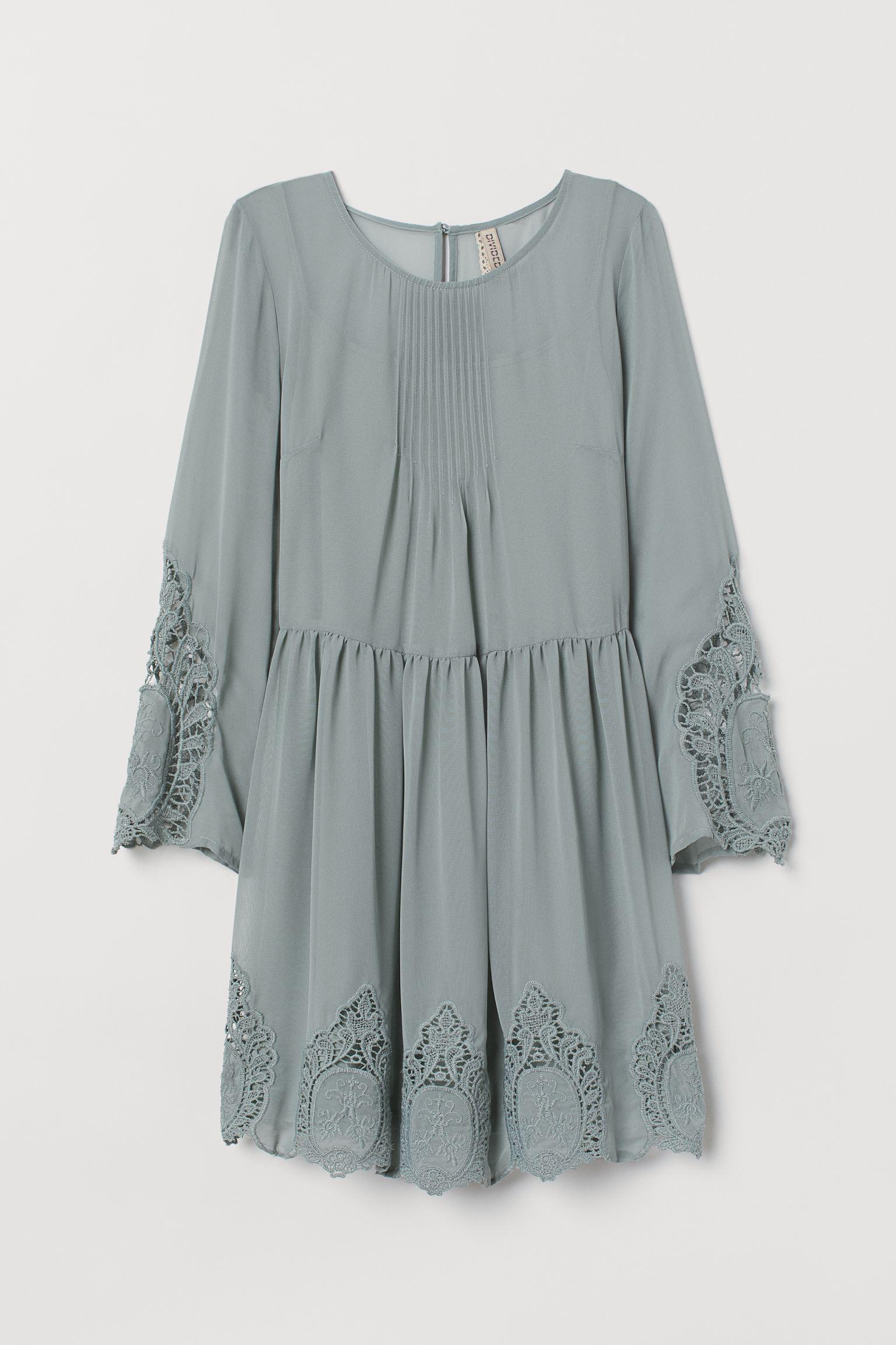 Платье H&M р. 38 Бледно-зеленый (12027301539)