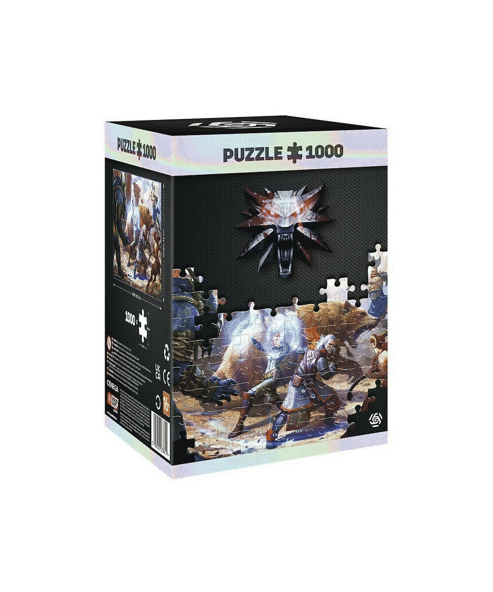 Пазли Good Loot Premium The Witcher Геральт і Трисс в бою 1000 шт. (5908305233619)