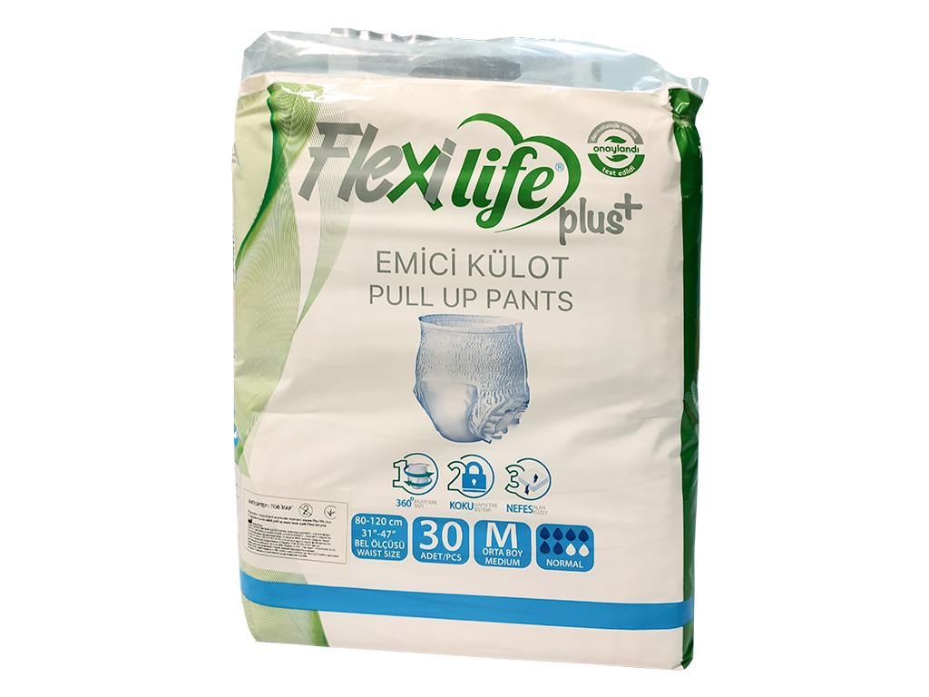Подгузники-трусики для взрослых Flexi Life Рlus М №30 80-120 см 30 шт. (000004938) - фото 2