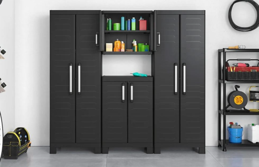 Шафа пластикова Keter Kis Detroit Alto 182х65х45 см Чорний (249798) - фото 2