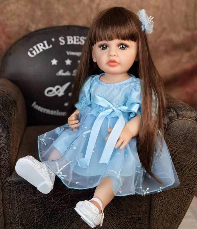 Лялька Жасміна Reborn Doll Вінілова можна купати