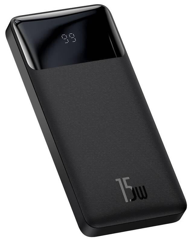 Портативное зарядное устройство Baseus Bipow Overseas Digital Display PPBD050001 10000 mAh 2xUSB/1xType-C 3A 15W QC (65436939)