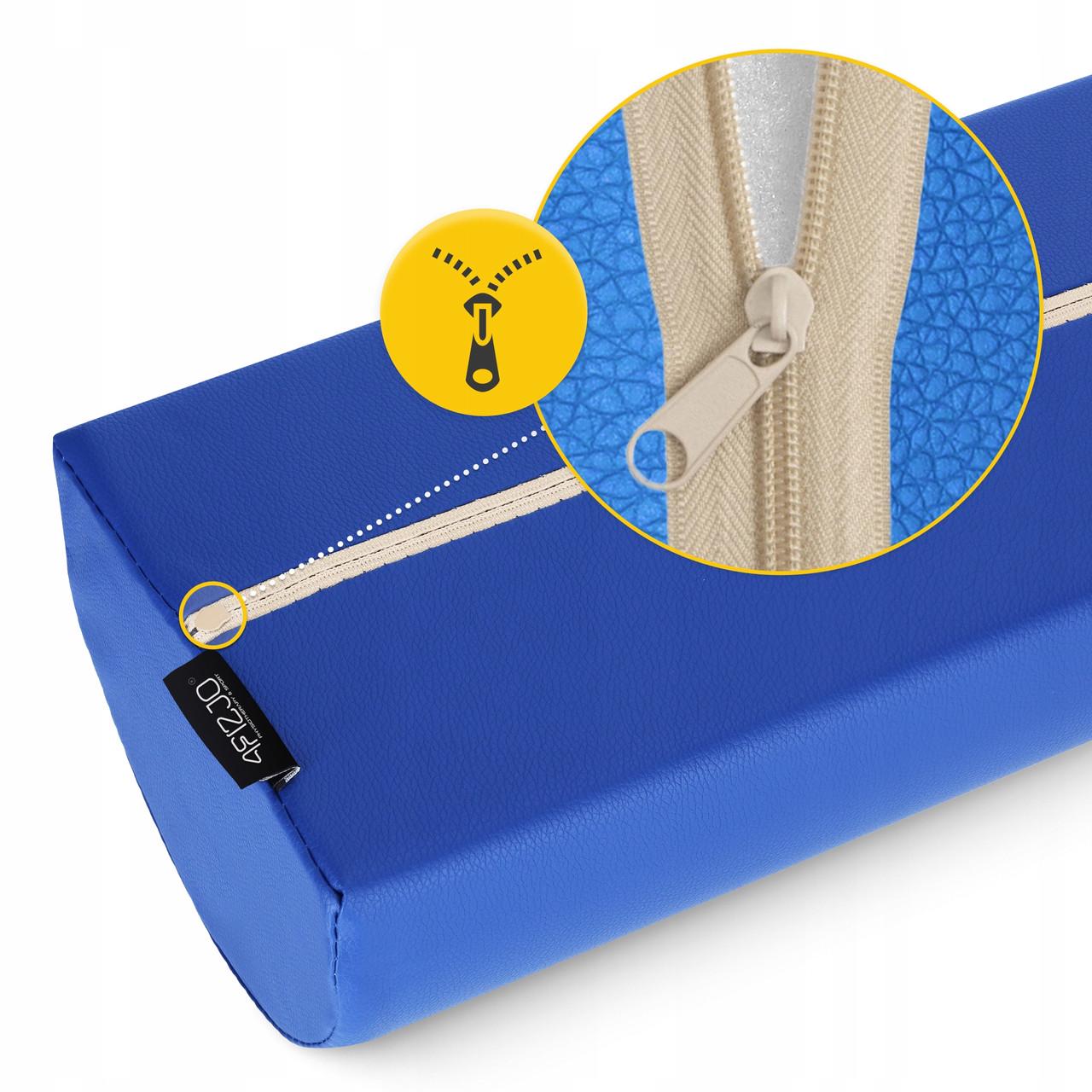 Полувалик 4fizjo для реабилитации и массажа 60х30х15 Blue (P-5905973402927) - фото 6 Полувалик 4fizjo для реабилитации и массажа 60х30х15 Blue (P-5905973402927) - фото 6