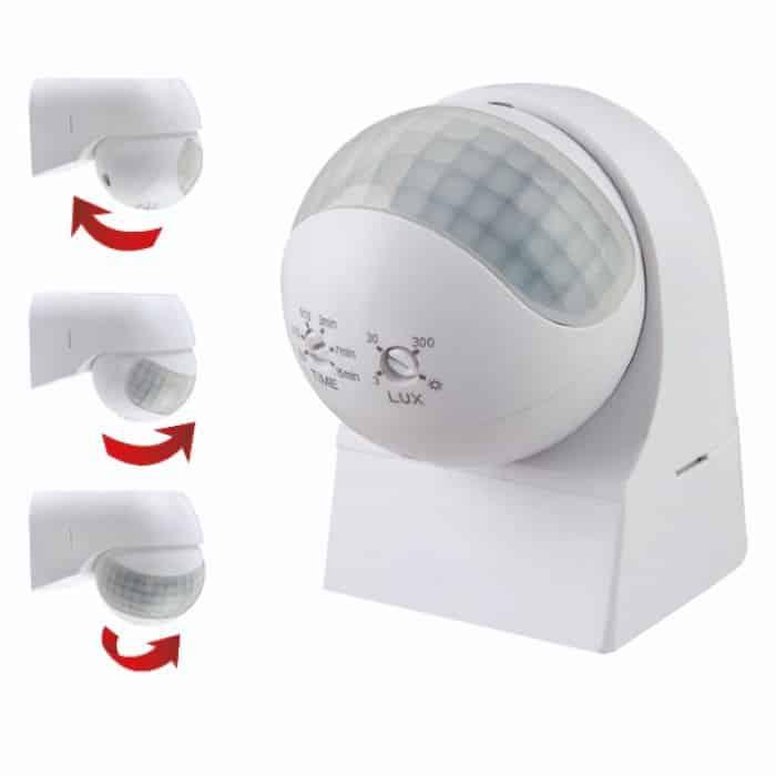 Датчик руху HOROZ ELECTRIC Tucson 800W IP44 220-240V 180° Білий (088-001-0009-010) - фото 2