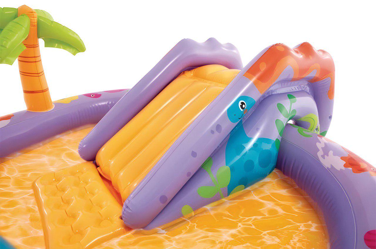 Надувной игровой центр Intex 56139 "Динопарк" с фонтаном 201х157х69 см - фото 2 Надувной игровой центр Intex 56139 "Динопарк" с фонтаном 201х157х69 см - фото 2