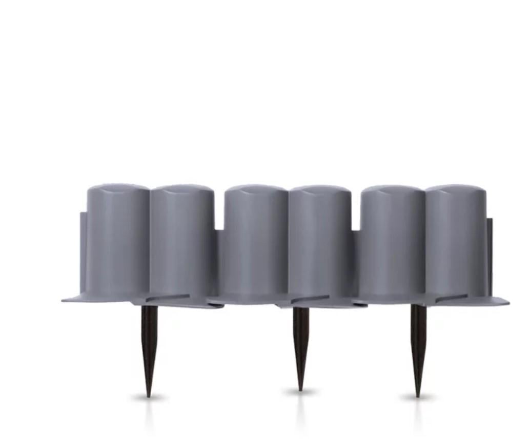 Бордюр садовый Prosperplast Palisada ogrodowa 3,02 м Коричневый (IPAL6-R222) - фото 3 Бордюр садовый Prosperplast Palisada ogrodowa 3,02 м Коричневый (IPAL6-R222) - фото 3