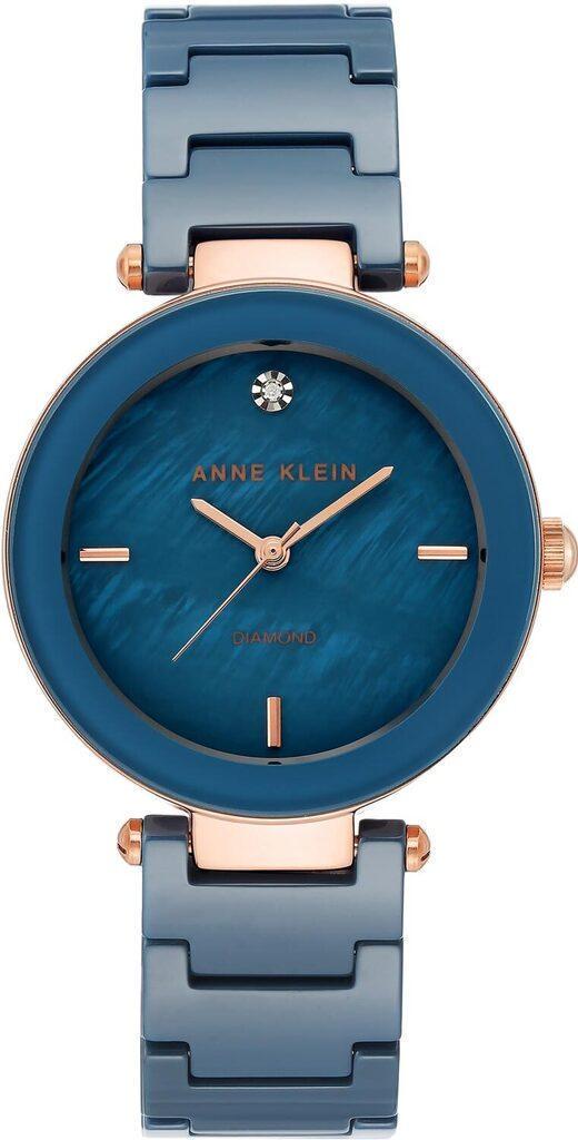 Наручные часы женские Anne Klein AK/1018BLRG с синим циферблатом