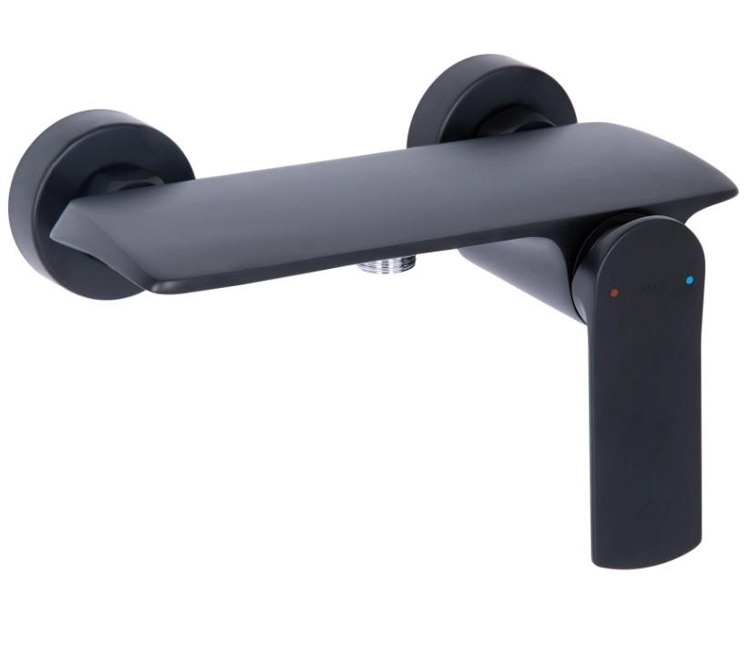 Смеситель для душа Q-tap Slavonice k35 Matt Black (QTSLA266BLM45908)