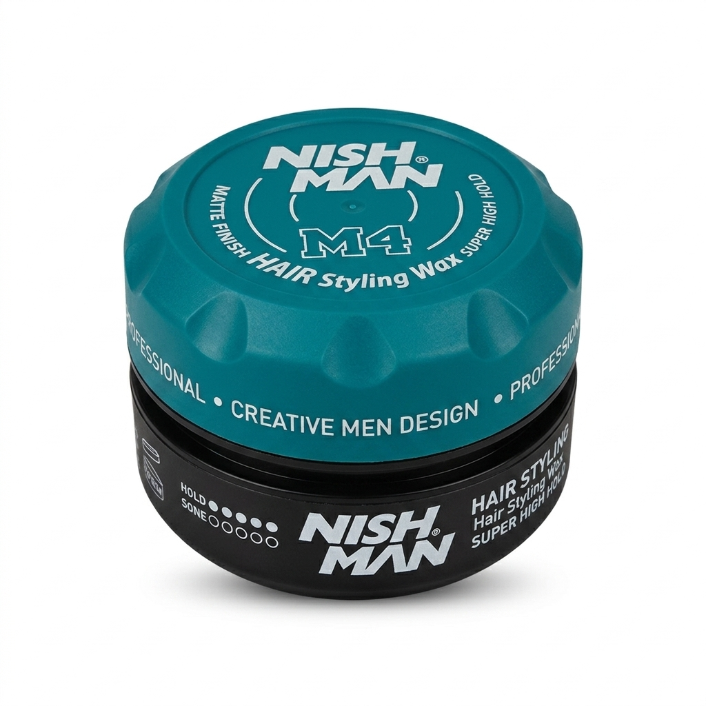 Віск для стилізації волосся матовий Nishman Matte Finish Super High Hold Wax M4 100 мл (NMN-100-M4) Віск для стилізації волосся матовий Nishman Matte Finish Super High Hold Wax M4 100 мл (NMN-100-M4)