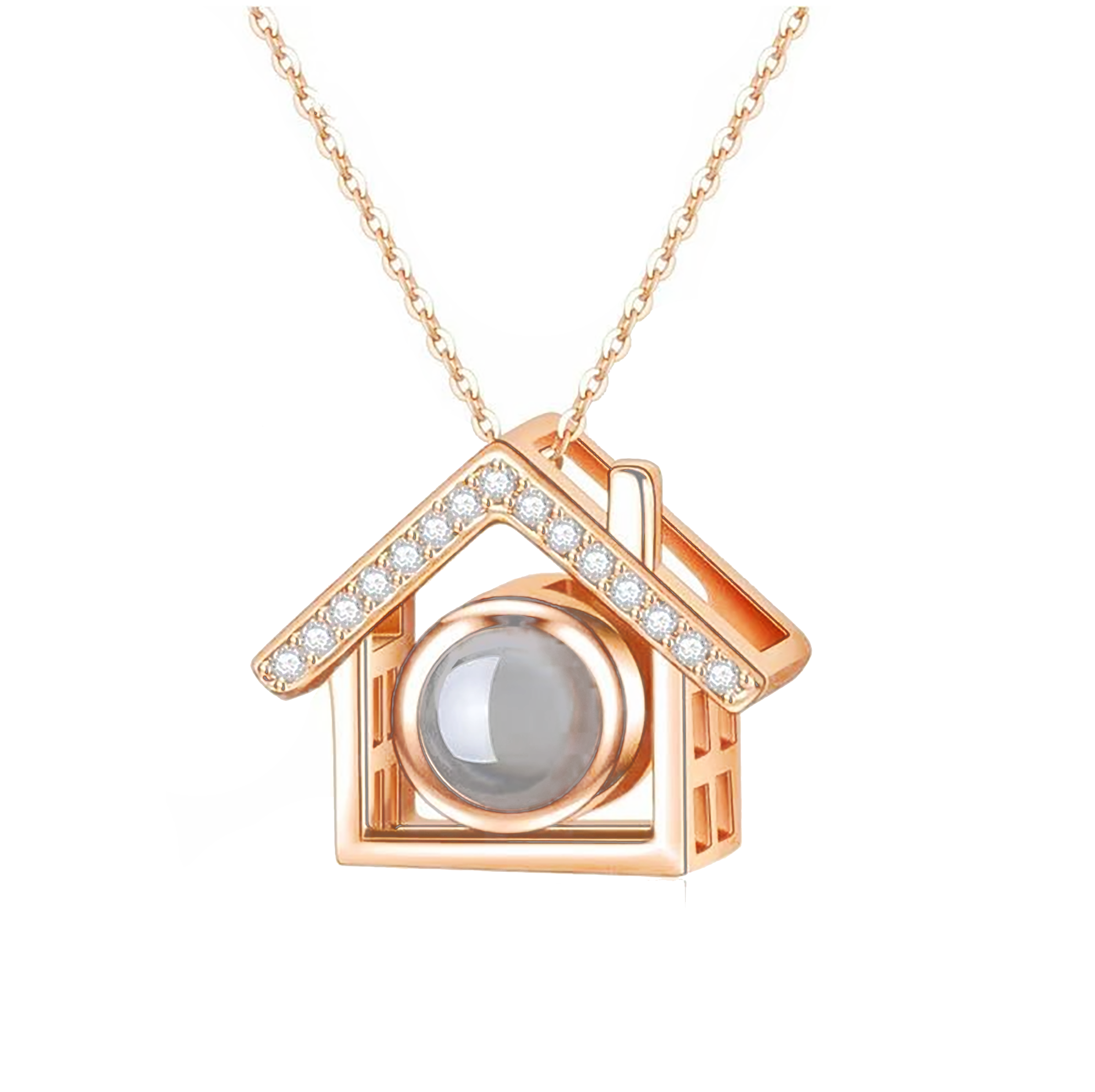 Подвеска SUNROZ Home I love You "Я люблю тебя" на 100 языках Золотистый (SUN31008)