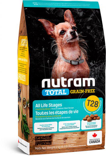Сухой корм для собак Nutram Т28 Total MINI беззерновой со вкусом лосося и форели 5,4 кг (7914207)