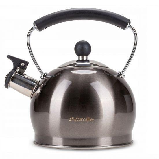 Чайник с свистком Kamille нержавеющая сталь 2 л (0873) Чайник с свистком Kamille нержавеющая сталь 2 л (0873)