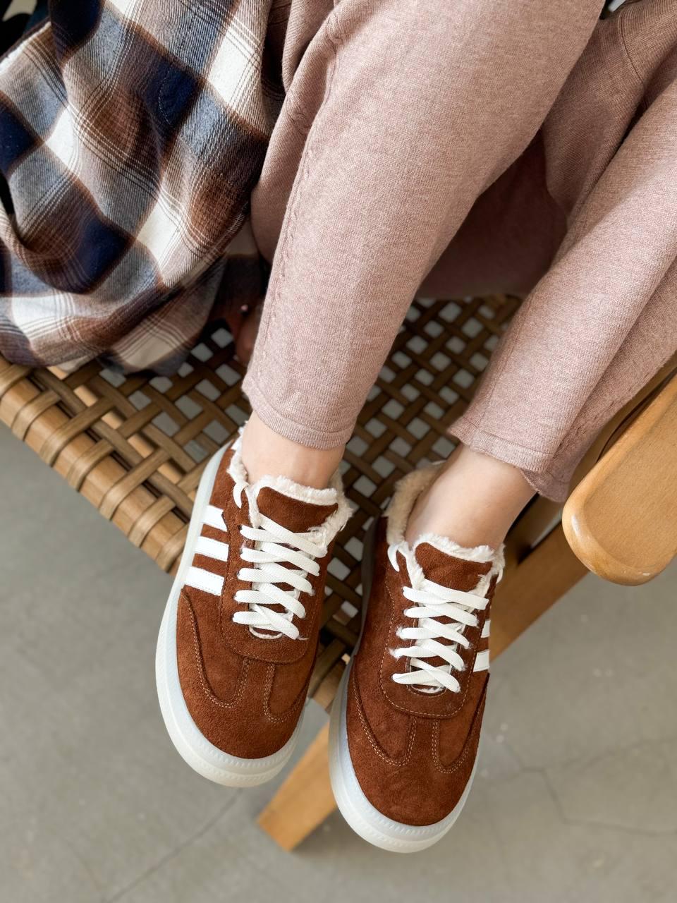 Кеди жіночі на хутрі Maya Shoes р. 36 Рудий (3021/1) - фото 16 Кеди жіночі на хутрі Maya Shoes р. 36 Рудий (3021/1) - фото 16