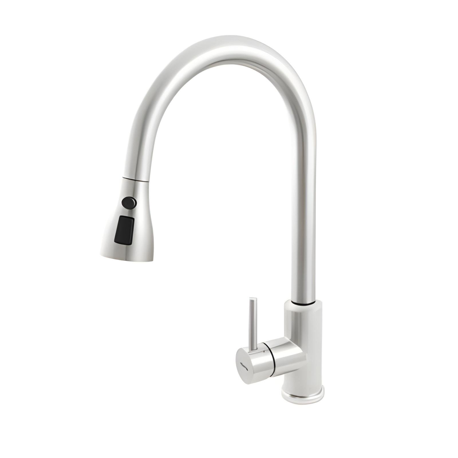 Смеситель для кухни с сенсорным датчиком включения Venta BK444UES однорычажный сатин (SW-92862)