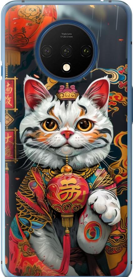 Чехол на OnePlus 7T China Cat v2 (6135u-1809-42517)