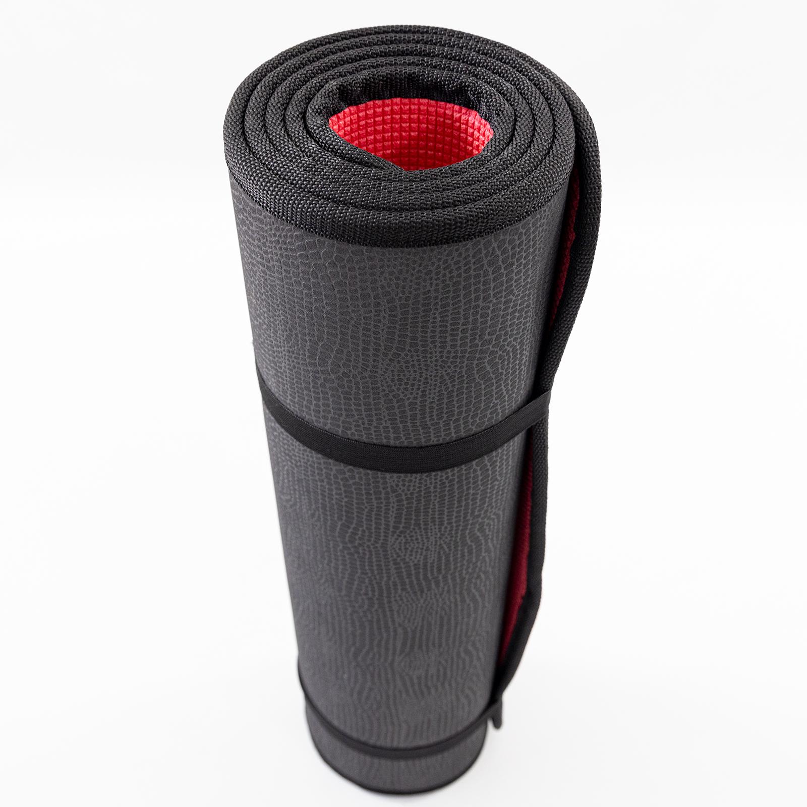 Килимок для йоги та фітнесу EVA двошаровий Osport Yoga Pro/ 8мм (OF-0275) Чорно-червоний - фото 7 Килимок для йоги та фітнесу EVA двошаровий Osport Yoga Pro/ 8мм (OF-0275) Чорно-червоний - фото 7