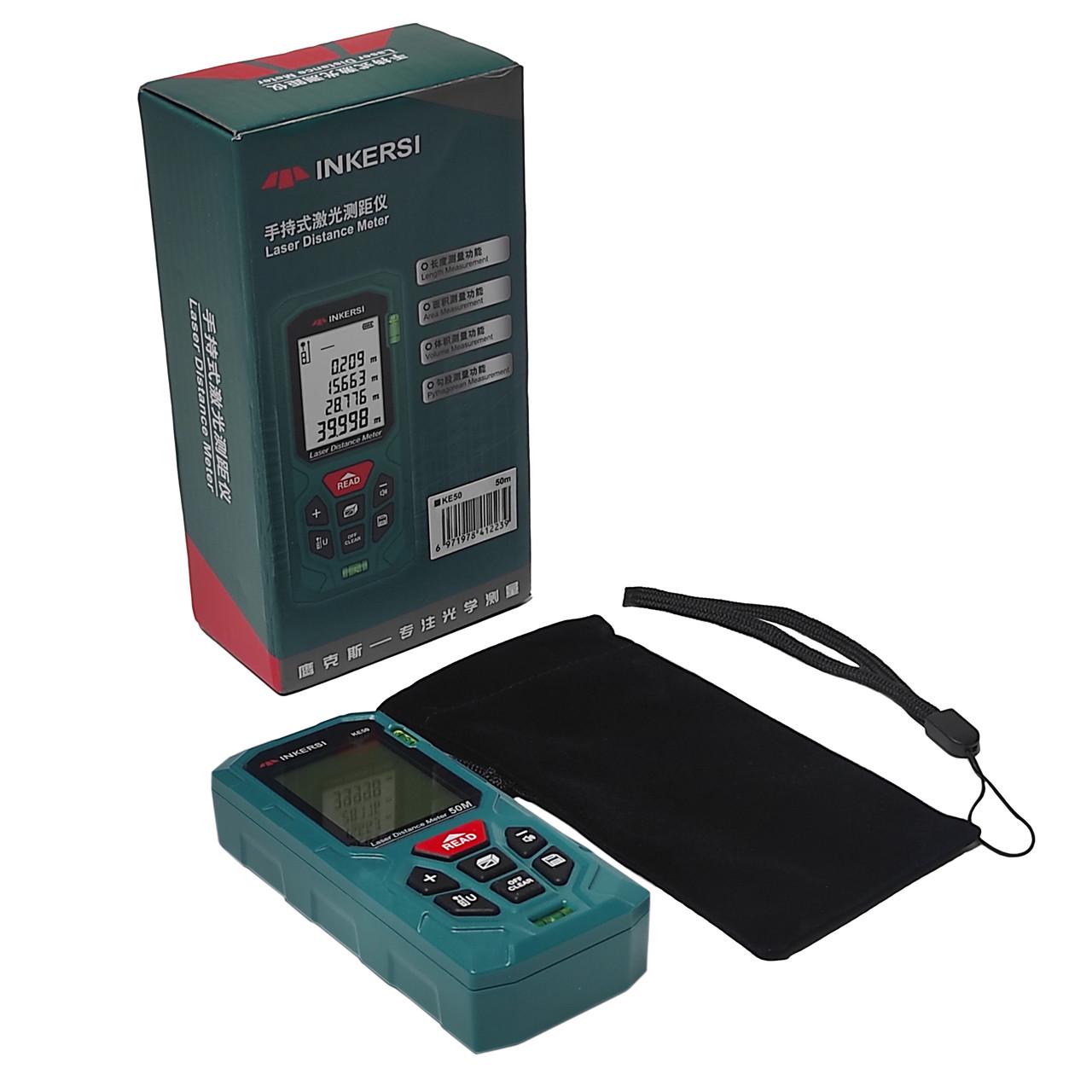 Дальномер лазерный Inkersi KE50 для измерения длины/площади/объема (2538737985) - фото 6 Дальномер лазерный Inkersi KE50 для измерения длины/площади/объема (2538737985) - фото 6