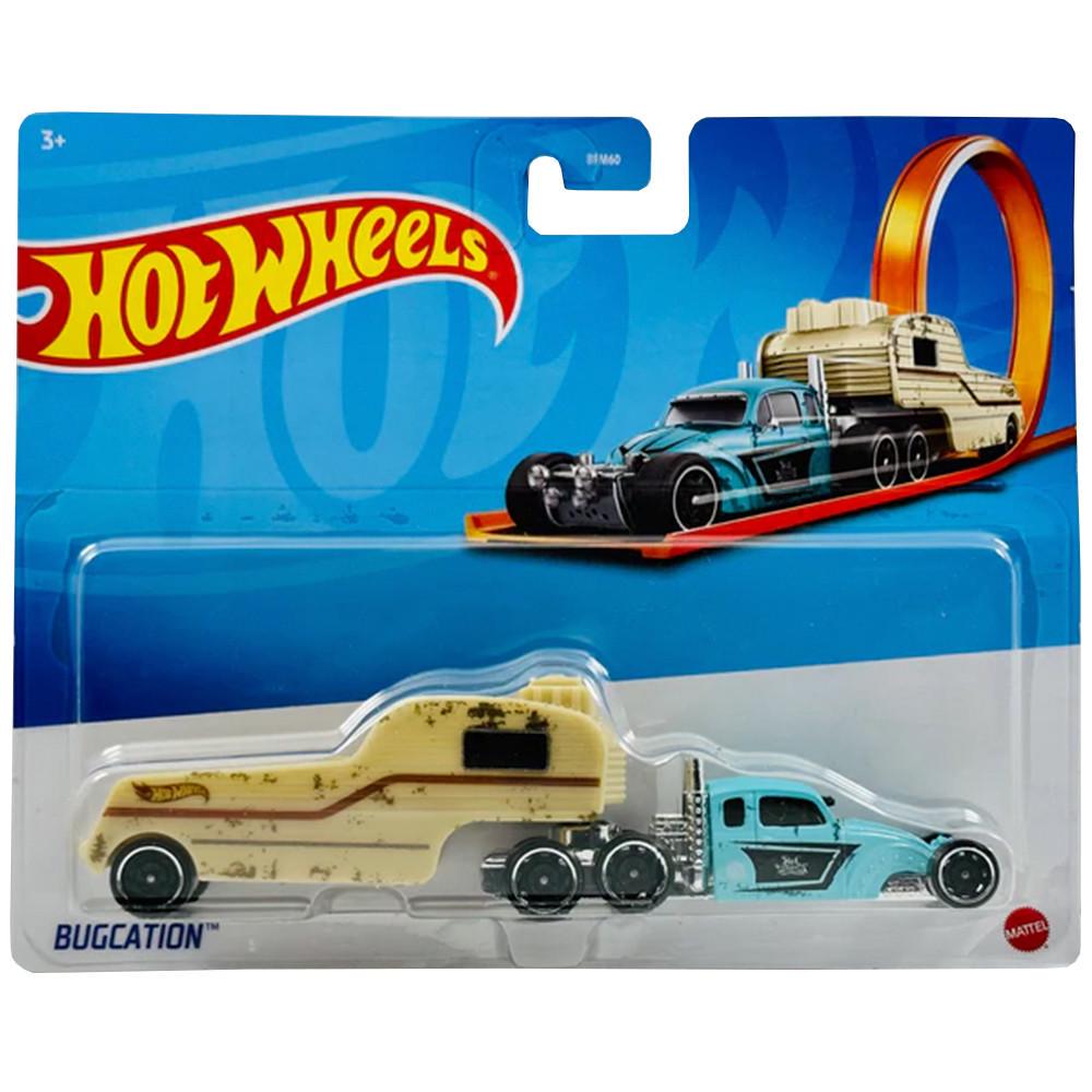 Грузовик-трейлер Hot Wheels 1:64 Bugcation (BFM60/HMF98)