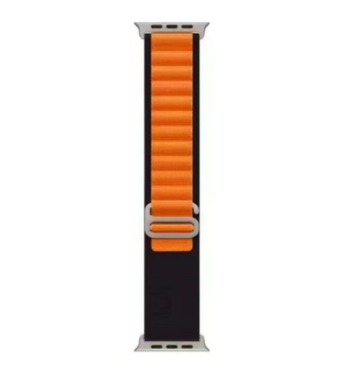 Ремешок Alpine Loop для Apple Watch 42/44/45/49 мм Orange/Black (13687452) - фото 2