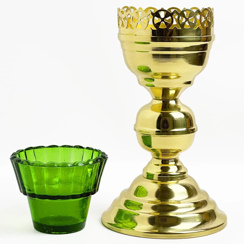 Лампада настольная большая со стаканом (12622-19216) - фото 3