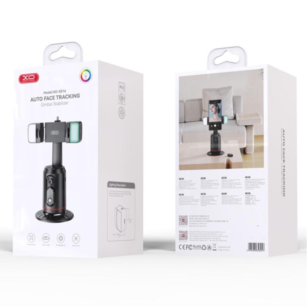 Монопод XO SS16 Bluetooth со стабилизатором и трекером движения с двойными заполнительными лампами - фото 3 Монопод XO SS16 Bluetooth со стабилизатором и трекером движения с двойными заполнительными лампами - фото 3