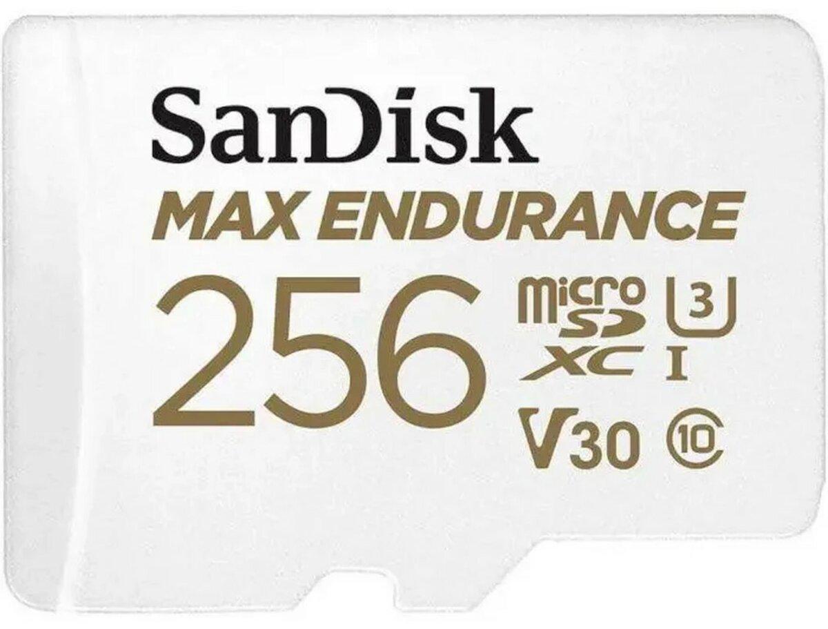 Карта пам'яті SanDisk MAX Endurance 256 Гб з SD адаптером (SDSQQVR-256G-GN6IA)