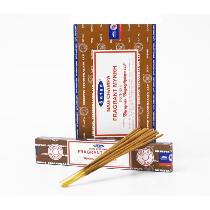 Аромапалочки Satya Fragrant Myrrh Ароматная мирра 15 г - фото 3