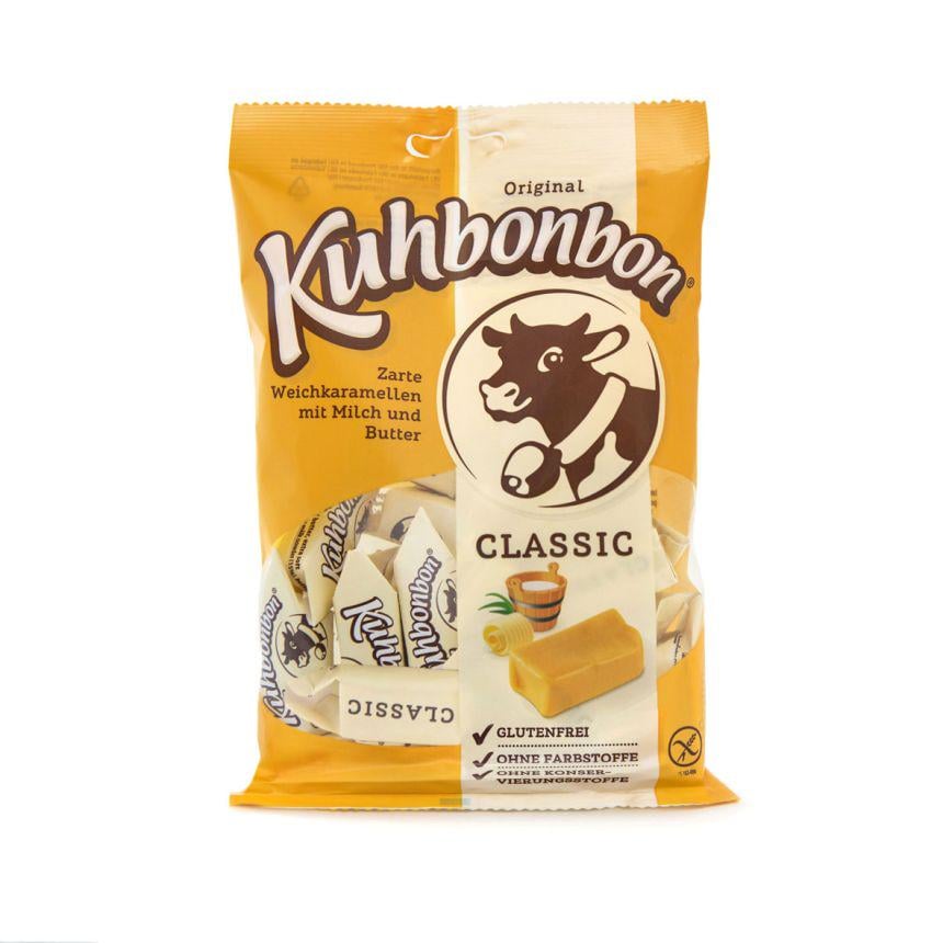 Цукерки без глютену Kuhbonbon "Корівка" Класичні 200 г (4028452103014)