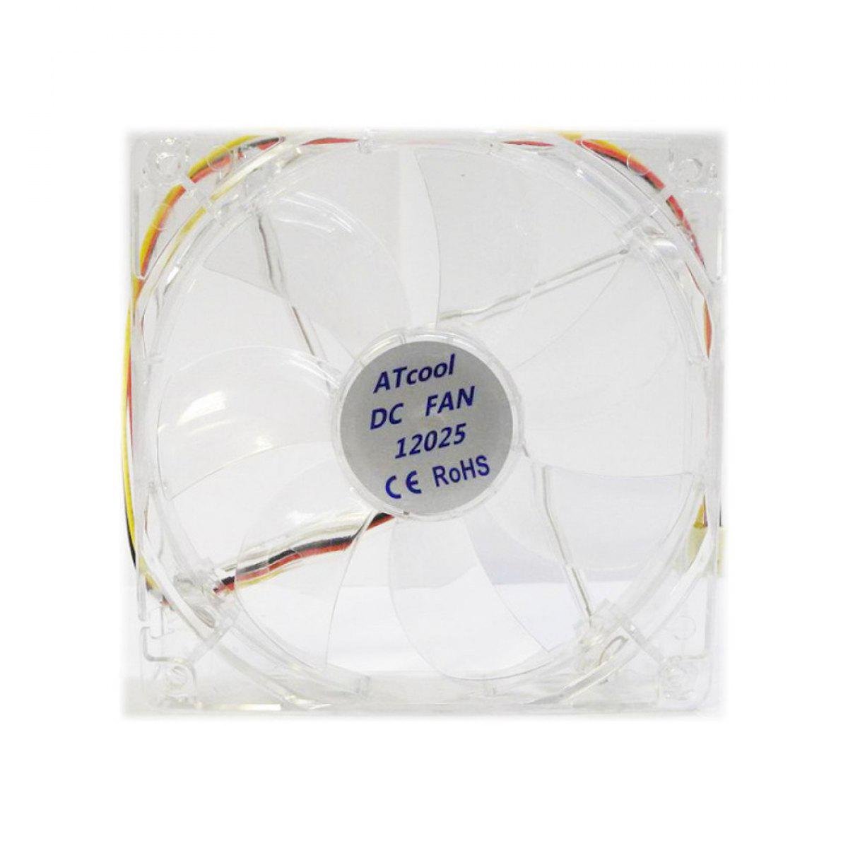 Вентилятор Atcom 12025 Led DC sleeve fan Red (54183)