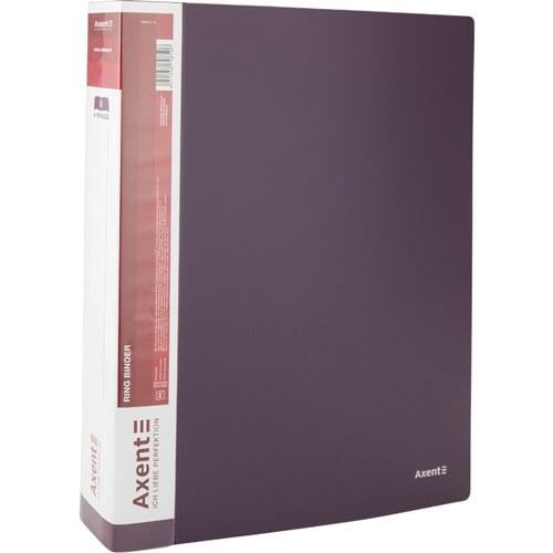 Папка на кільцях Axent A4 35 мм 4 кільця Сливовий (1208-11-A)