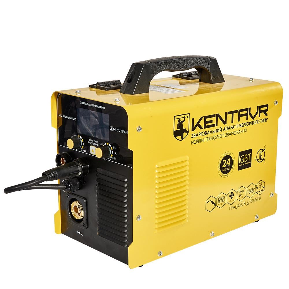 Сварочный аппарат Кентавр MIG-350 DigitAll LCD 2415717491 350 А MIG/MAG/MMA/TIG LCD-дисплей цифровое управление